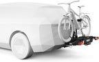 Thule EasyFold XT Bike Carrier with 2 Bikes Black/Aluminium Coupling