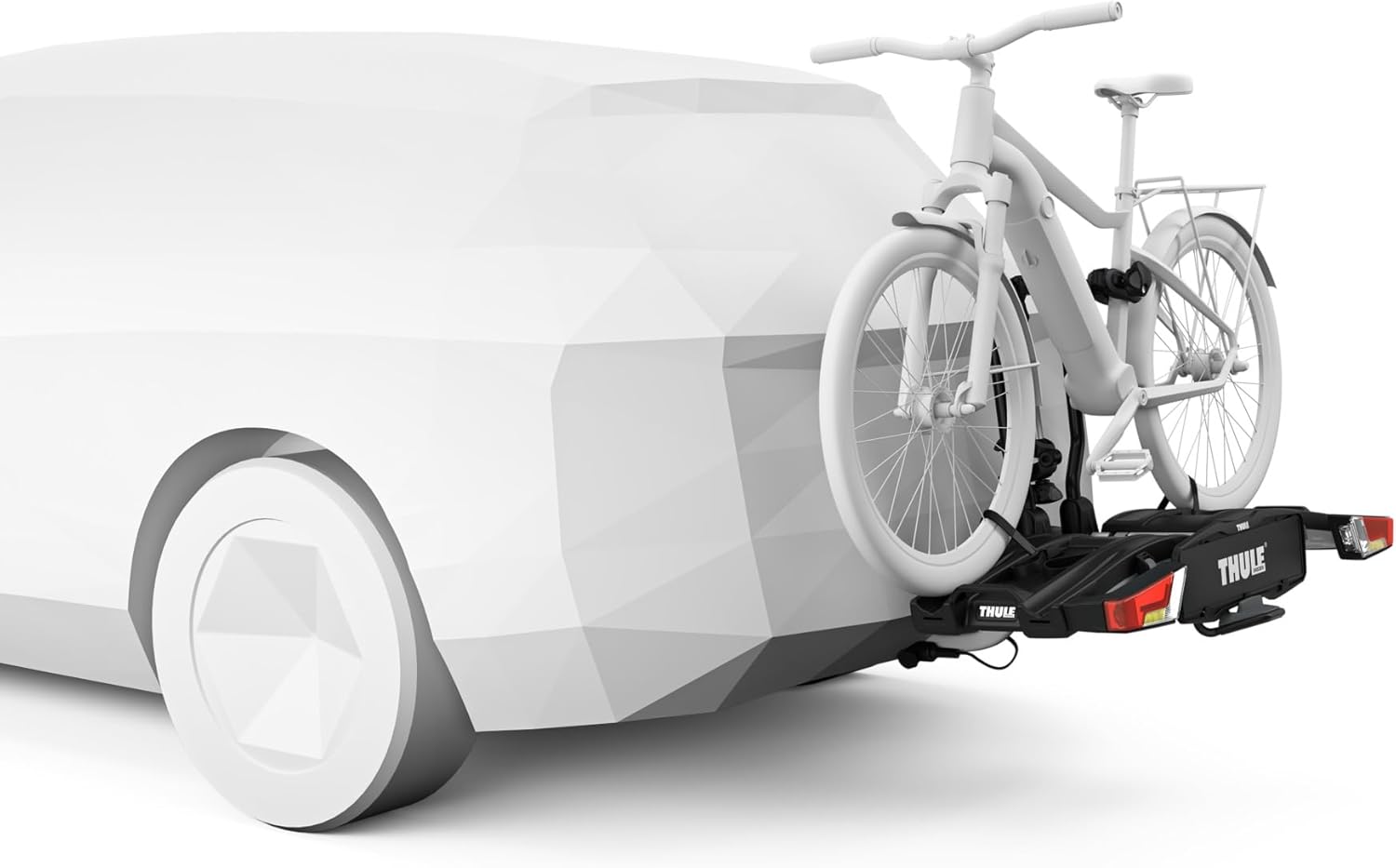 Thule EasyFold XT Bike Carrier with 2 Bikes Black/Aluminium Coupling