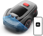 MOVA ViAX 250 Robotic Lawnmower Without Boundary Cable, Reception 250 m², AI-Assisted Car Mapping, U-shaped Tracks, Obstacle Avoidance Dual Vision, Better Edge Cut, for Complex Terrain, App Control