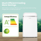 Comfee Mobiles Klimagerät Eco Friendly Pro, 10000 BTU 2,9kW, Kühlen&Ventilieren&Entfeuchten, Raumgröße bis 98m³(36㎡), Mobile Klimaanlage mit Abluftschlauch