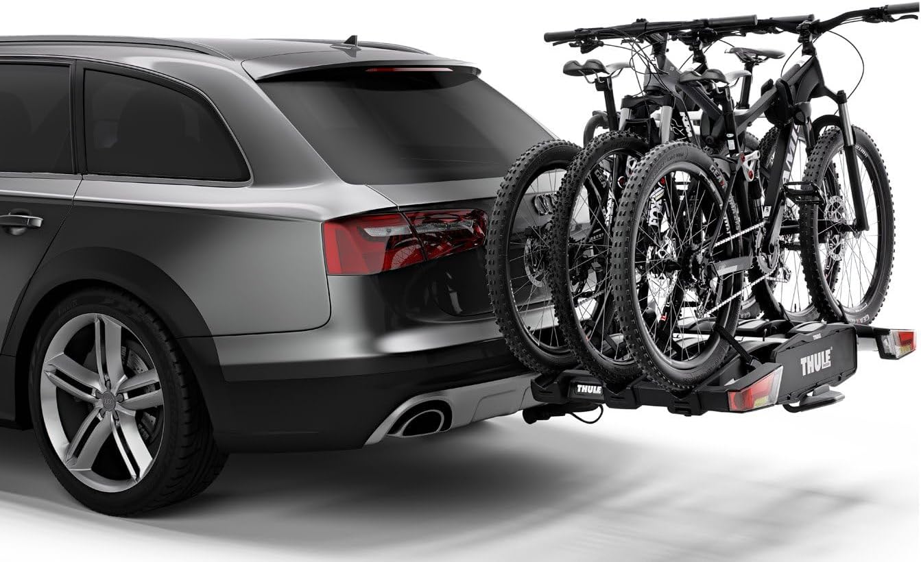 Thule EasyFold XT Bike Carrier with 2 Bikes Black/Aluminium Coupling