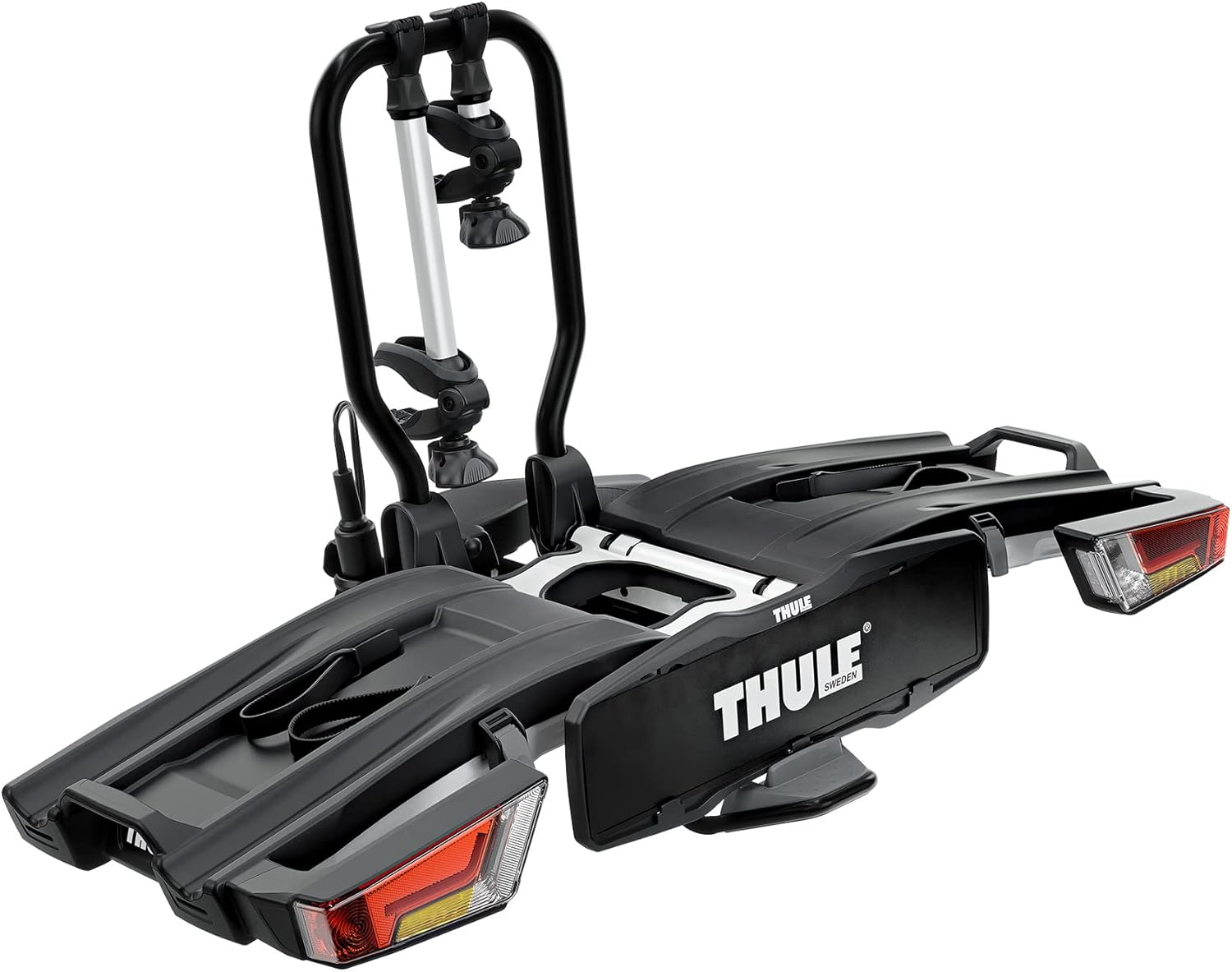Thule EasyFold XT Bike Carrier with 2 Bikes Black/Aluminium Coupling