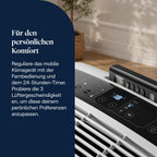 De'Longhi Pinguino - 3-in-1 Mobiles Klimagerät, für Räume bis 27 m²
